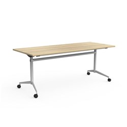 OLG UNI FLIP TABLE 1200W X 600D X 720MMH WHITE FRAME NEW WHITE FRAME