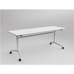OLG UNI FLIP TABLE 2100W X 900D X 720MMH WHITE FRAME WHITE FRAME