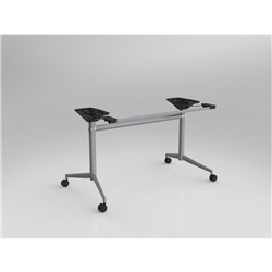 OLG UNI FLIP TABLE FRAME ONLY TO SUIT TOPS 900-1300W X 600-900MMD SILVER