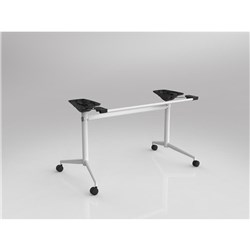OLG UNI FLIP TABLE FRAME ONLY TO SUIT TOPS 1200-1600W X 600-900MMD WHITE