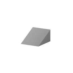 STEELCO LOCKER SLOPING TOP 380W X 457D X 264MMHGREY