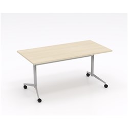 OLG UNI FLIP TABLE 1500W X 750D X 720MMH WHITE FRAME WHITE FRAME