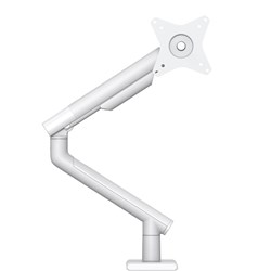 ELEVAR VALOR SINGLE MONITOR ARM WHITE