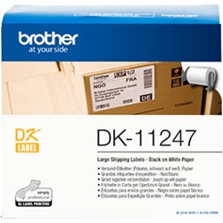 BROTHER DK-11247 SHIPPING LABELS 103 X 164 180 LABELS WHITE