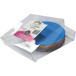RAINBOW KINDER CIRCLES GLOSS 180MM 84GSM ASSORTED PACK OF 500