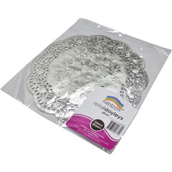 RAINBOW RETAIL DOYLEYS 265MM 10 SHEETS SILVER PACK OF 12