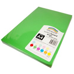RAINBOW SYSTEM BOARD A4 150GSM GREEN 100 SHEETS
