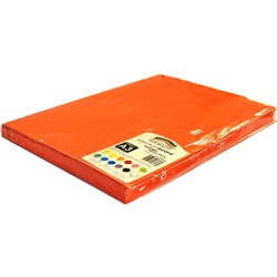 RAINBOW SPECTRUM BOARD A3 220 GSM ORANGE 100 SHEETS