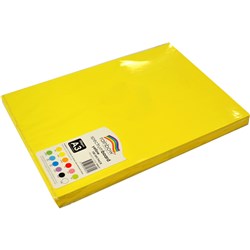 RAINBOW SPECTRUM BOARD A3 220 GSM YELLOW 100 SHEETS