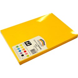 RAINBOW SPECTRUM BOARD A4 220 GSM GOLD 100 SHEETS
