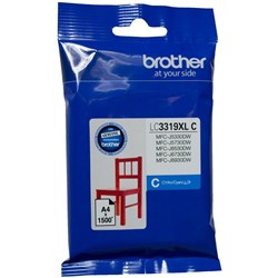 BROTHER LC-3319XLC INK CARTRIDGE HIGH YIELD CYAN
