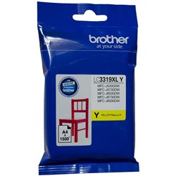 BROTHER LC-3319XLY INK CARTRIDGE HIGH YIELD YELLOW