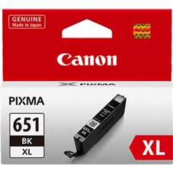 CANON PIXMA CLI651XL INK CARTRIDGE HIGH YIELD BLACK