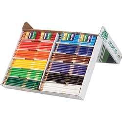 CRAYOLA TRIANGULAR PENCILS CLASSPACK ASSORTED PACK OF 240