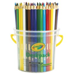 CRAYOLA TRIANGULAR PENCILS DESKPACK ASSORTED PACK OF 48
