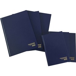 COMMERCIAL DIARY A5 2 DAYS TO PAGE BLUE