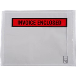 CUMBERLAND PACKAGING ENVELOPE 115 X 155MM INVOICE ENCLOSED BOX OF 1000
