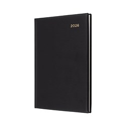 COLLINS BELMONT DESK DIARY A5 2 DAYS TO PAGE BLACK