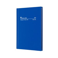 COLLINS KINGSGROVE DIARY A6 WEEK TO VIEW BLUE