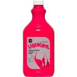 EC LIQUICRYL PAINT 2 LITRES FLUORESCENT PINK