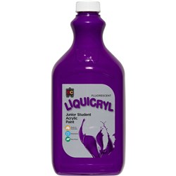 EC LIQUICRYL PAINT 2 LITRES FLUORESCENT PURPLE