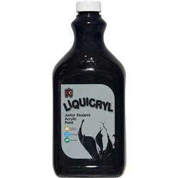 EC LIQUICRYL PAINT 2 LITRES BLACK