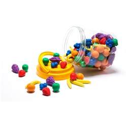 LEARNING CAN BE FUN FRUIT COUNTERS JAR OF 108