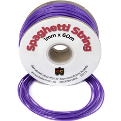 EC SPAGHETTI STRING 1MMX60M PURPLE