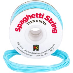 EC SPAGHETTI STRING 1MMX60M PALE BLUE