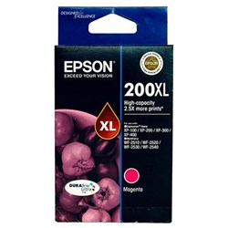 EPSON 200XL DURABRITE ULTRA INK CARTRIDGE HIGH YIELD MAGENTA