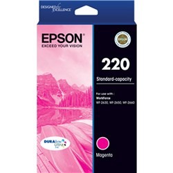 EPSON 220 DURABRITE ULTRA INK CARTRIDGE MAGENTA