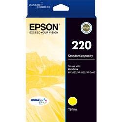 EPSON 220 DURABRITE ULTRA INK CARTRIDGE YELLOW