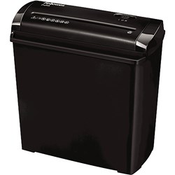 FELLOWES POWERSHRED  P-25S STRIP CUT SHREDDER BLACK