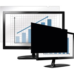 FELLOWES PRIVASCREEN PRIVACY FILTER 27 INCH WIDESCREEN MONITOR BLACK