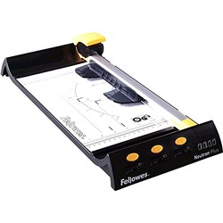 FELLOWES NEUTRON PLUS ROTARY TRIMMER A4 10 SHEET CAPACITY BLACK