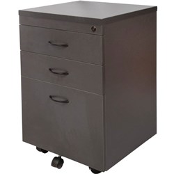 RAPIDLINE RAPID WORKER MOBILE PEDESTAL 2 DRAWER 1 FILE 465WX 447D X 690MMH IRONSTONE