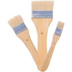 JASART HOG BRISTLE SERIES 713 FLAT HEAD BRUSHES SIZE 4