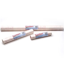 CONTACT SELF ADHESIVE BOOK COVERING 15M X 600MM 100 MICRON CLEAR GLOSS