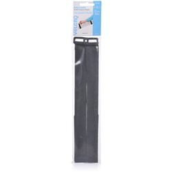 VELCRO BRAND VELSTRAP ADJUSTABLE MULTIPURPOSE STRAP 25 X 900MM BLACK PACK OF 2