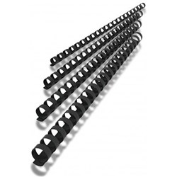 GBC PLASTIC BINDING COMB 10MM 21 LOOP 60 SHEETS CAPACITY BLACK PACK OF 100