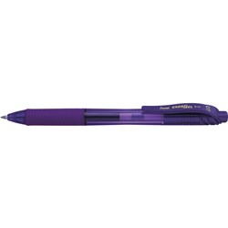 PENTEL BL107 ENERGEL X GEL PEN RETRACTABLE FINE 0.7MM VIOLET