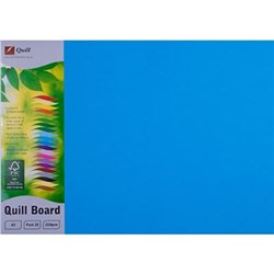 QUILL BOARD A3 210GSM MARINE BLUE PACK OF 25