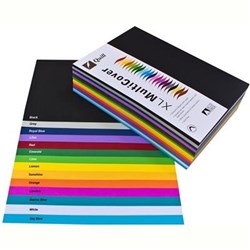 QUILL COVER PAPER A3 125GSM ASSORTED REAM OF 500