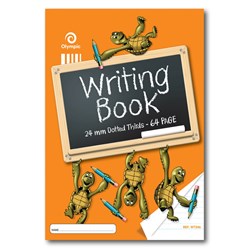 OLYMPIC WT249 WRITING BOOK 335 X 240MM 24MM DOTTED THIRDS 64 PAGE TURTLE