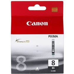 CANON CHROMALIFE100 PIXMA CLI8BK INK CARTRIDGE BLACK