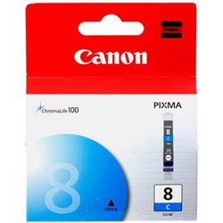 CANON CHROMALIFE100 PIXMA CLI8C INK CARTRIDGE CYAN