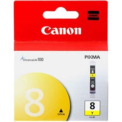 CANON CHROMALIFE100 PIXMA CLI8Y INK CARTRIDGE YELLOW