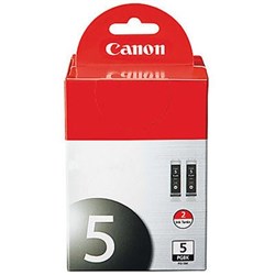 CANON PIXMA PGI5BK INK CARTRIDGE TWIN PACK BLACK