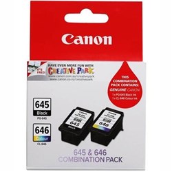 CANON PIXMA PG645 CL646 INK CARTRIDGE VALUE PACK TWIN PACK CYMK