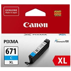 CANON PIXMA CLI671XL INK CARTRIDGE HIGH YIELD CYAN